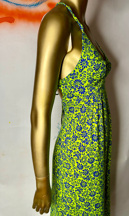 1960s Green & Mean Maxi Tropicana