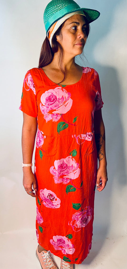 Jams World Cotton Rose Dress